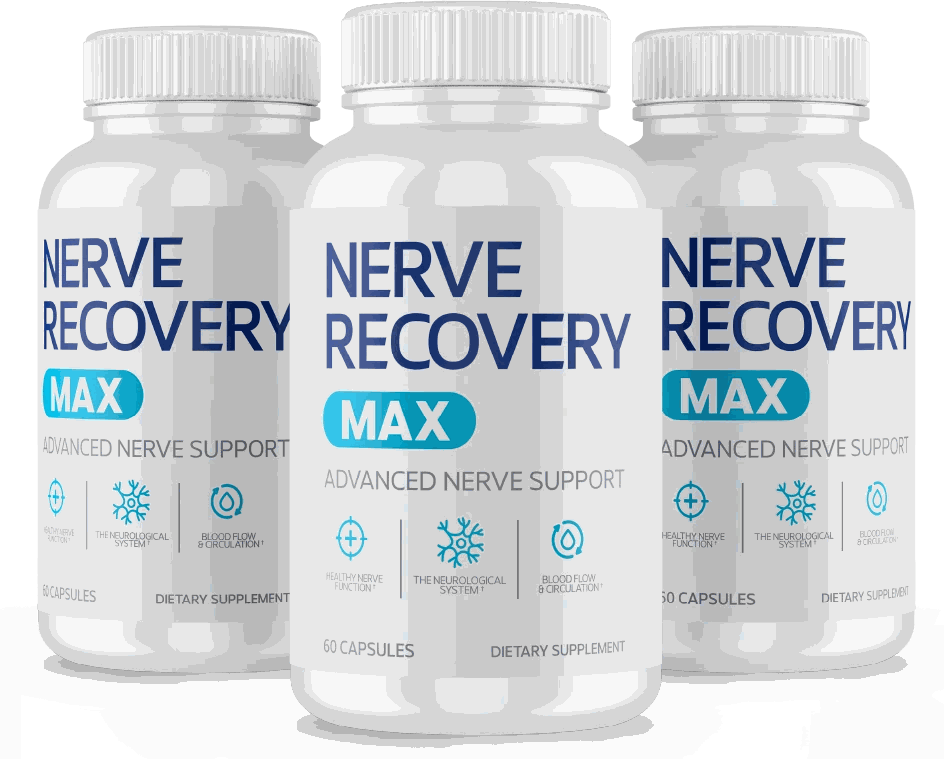 Nerve Recovery Max, 3 bottles of 60 capsules